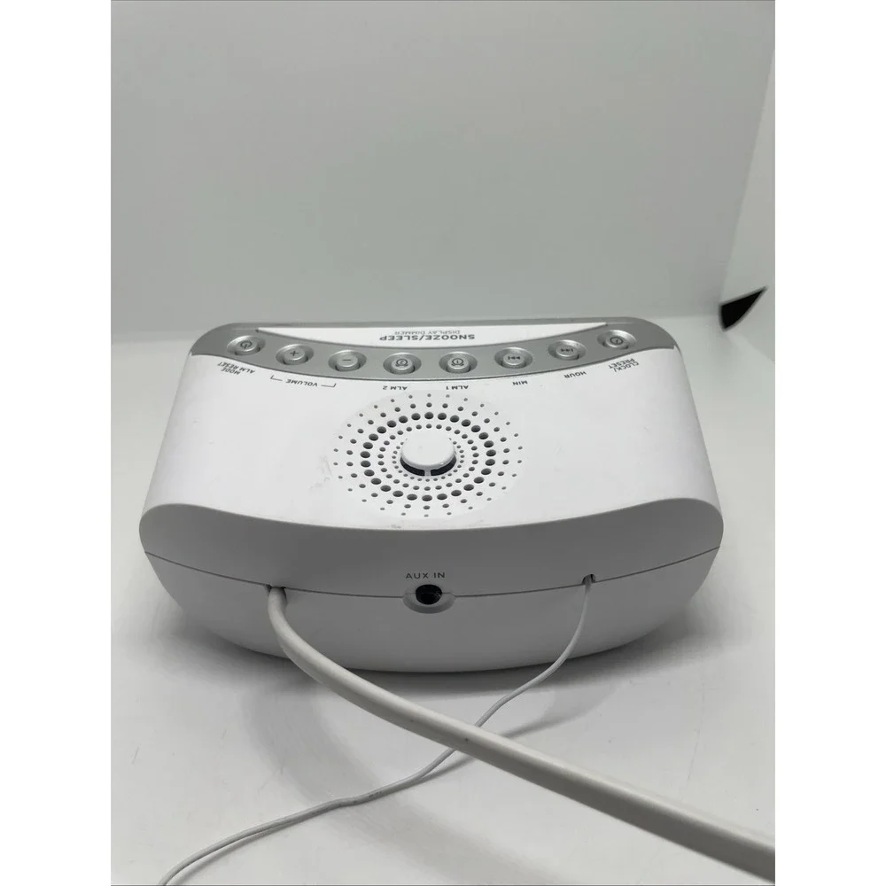 Timex T231 Double Alarm Clock‎ Radio Am/Fm Snooze/Sleep Display Dimmer